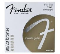 Fender 80/20 Bronze Acoustic Strings 70XL 10-48