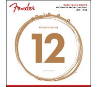 Fender® »860L DURA-TONE® COATED PHOSPHOR BRONE ACOUSTIC STRINGS« Corde per Chitarra Acustica - Ball End - 012/053
