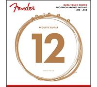 Fender® »860L DURA-TONE® COATED PHOSPHOR BRONE ACOUSTIC STRINGS« Corde per Chitarra Acustica - Ball End - 012/053