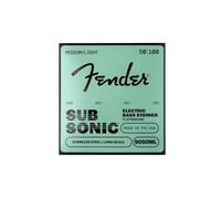Fender 9050ML Corde Basso Elettrico Flatwound Medium Light 50-100 | Corde per basso flatwound in acciaio inossidabile, suono morbido, sensazione piacevole al tatto, rumore minimo delle dita