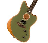 Fender Acoustasonic Player Jazzmaster Antique Olive - Acoustic Guitar