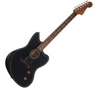 Fender Acoustasonic Standard Jazzmaster Black Chitarra Semiacustica