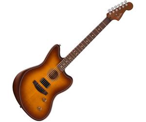 Fender Acoustasonic Standard Jazzmaster Honey Burst Chitarra Semiacustica