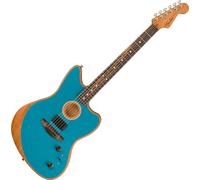 Fender American Acoustasonic Jazzmaster Ocean Turquoise Chitarra Semiacustica