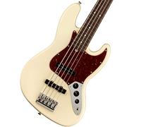 Fender American Professional II Jazz Bass V RW (Olympic White) - Basso elettrico a 5 corde