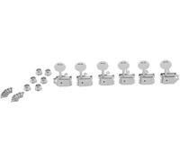 Fender American Vintage Guitar Tuners Staggered Nickel/Chrome Chiave Tira Corde Chitarra