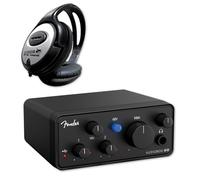Fender AudioBox Go 2 x 2 canali USB-C interfaccia audio con cuffie keepdrum