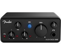 Fender AudioBox GO Interfaccia Audio USB-C 2x2, 24bit/96kHz | Scheda audio USB-C per chitarra, voce & podcast, ingressi XLR & TS, 24bit/96kHz, plug-and-play Mac & PC, home studio
