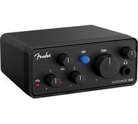 Fender AudioBox GO | Interfaccia audio USB-C 2x2 per produzione musicale, ingresso combo microfono/linea XLR, ingresso strumento TS, convertitori 24 bit/96 kHz, Mac & PC