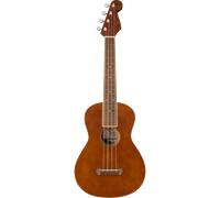 Fender Ukulele Tenore Avalon per Adulti e Bambini, Costruzione in Legno di Tiglio, Tastiera in Noce, Paletta Fender Stratocaster Classica, in Naturale