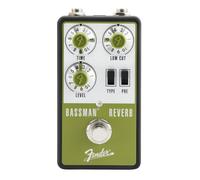 Fender Bassman Reverb Pedale Effetti Basso Elettrico True Bypass | Riverbero Room & Hall DSP, dry-through analogico, bypass true o bufferizzato commutabile, pedali per basso, live o in studio