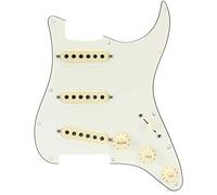 Fender® »Tex-Mex« Pre-Wired Stratocaster® Pickguard - Set di battipenna - S/S/S - Pergamena Bianco