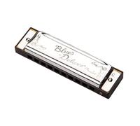 Fender Blues Deluxe Armonica, Chiave di G, 10 Fori, Cromata in Nichel, Include Custodia