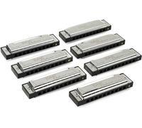 Fender Blues Deluxe Armonica Set di 7 Assortimento di Chiavi, Nichel