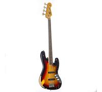 Fender CA Jaco Pastorius J-Bass F/L RW 3 Tone Sunburst, Case - Basso elettrico a 4 corde