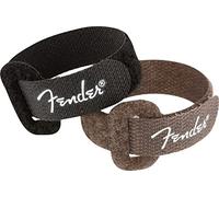 Fender© "Cable Ties Riutilizzabile multifunzione fascette di corde - Lunghezza 17.5 cm - Nero/Marrone - Set di 6