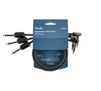 Fender Cavo patch Blockchain da 61 cm, confezione da 3, dritto/angolare