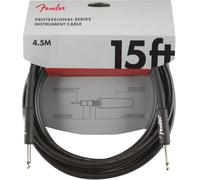 Fender Professional Series Cavo Strumento Chitarra, 4.5m, Dritto/Dritto, Nero