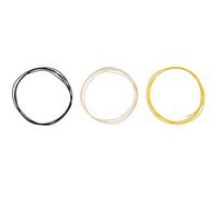 Fender Cavo telato Pure Vintage, 22 AWG, nero, bianco, giallo, 5FT