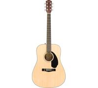 Chitarra Acustica Fender CD-60S Dreadnought, con Tastiera in Noce, Hardware in Cromato Fuso, Manico in Mogano, Naturale, Include lezioni virtuali gratuite su Fender Play