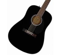 Fender CD-60S Dreadnought Acoustic Guitar, Walnut Fingerboard, Black, Comes with Free Virtual Lessons