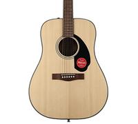 Chitarra Acustica Fender CD-60S Dreadnought, con Tastiera in Noce, Hardware in Cromato Fuso, Manico in Mogano, Naturale, Include lezioni virtuali gratuite su Fender Play