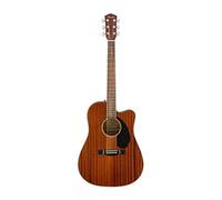 Fender CD-60SCE Dreadnought Chitarra Acustica Elettrificata, Mogano Naturale, Include lezioni virtuali gratuite su Fender Play