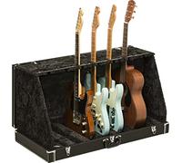 Fender Classic Case Stand Nero, Supporto per 7 Chitarre | Porta chitarre multiplo da pavimento, adatto per chitarre acustiche ed elettriche, design compatto, fino a 7 chitarre