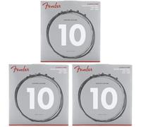 Fender® »CLASSIC CORE NICKEL PLATED STEEL ELECTRIC STRINGS« Corde per chitarra elettrica - Ball End - 255R 010/046 (Confezione da 3)