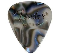 Fender Classic - Plettro per chitarra in celluloide Abalone 12, medio