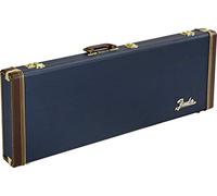 Fender Classic Series Custodia Rigida Stratocaster Telecaster Blu Navy | Custodia rigida in legno a 3 strati, interno imbottito, adatta per Strat e Tele, accessori per chitarra