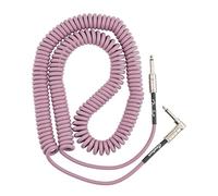Fender Contour - Cavo a spirale per strumenti, accessori per chitarra, dritto/angolare, colore bordeaux, 9,1 m