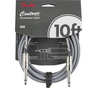 Cavo Fender Contour Instrument Cable 3m 10ft Inca Silver Chitarra Basso Jack