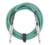 Fender Contour Instrument Cable Sherwood Green Jack 6.3 Mono Maschio Dritto 3mt.