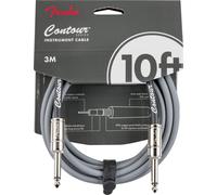 Fender Contour Instrument Cable Inca Silver Jack 6.3 Mono Maschio Dritto da 3mt.