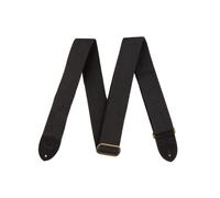 Fender Cotton/Leather Strap Black
