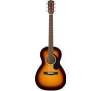 Fender CP-60S Chitarra Acustica Parlor per Principianti, Sunburst | Formato parlor, top in abete massello, tastiera in noce, ideale per iniziare, lezioni gratuite Fender Play