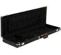 Fender Custodia Rigida Standard per Chitarra Elettrica Strat, Nera | Custodia rigida nera, protezione per Strat, interno imbottito, chiusure robuste, trasporto e conservazione