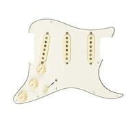 Fender® »Custom Shop FAT 50's« Pre-Wired Stratocaster® Pickguard - Set di battipenna - S/S/S - Pergamena Bianco