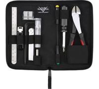 Fender Custom Shop Kit di Strumenti per Chitarra, Per Regolare Chitarre Elettriche e Basso, Nero