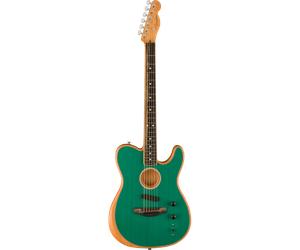 Fender DE American Acoustasonic Telecaster Channel-Bound Neck EB Aqua Teal