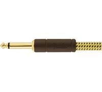 Fender Deluxe Cavo Strumentale Intrecciato Tweed Straight 7.5M | Cavo per chitarra elettrica e basso, jack 6.3mm, design tweed intrecciato, uso professionale, durevole, riduzione del rumore