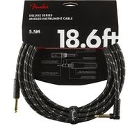 Fender Deluxe Series Black 5,5 m Dritto - Angolo Cavo per strumento