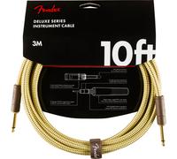 Fender Deluxe Series Instrument Cable Tweed Jack 6.3 Mono Maschio Dritto 3mt.
