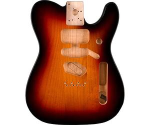 Fender® »DELUXE SERIES TELECASTER® ALDER BODY - SSH ROUTING« Corpo della Chitarra - Ontano - Colore: 3-Tone Sunburst
