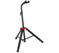 Fender Deluxe Stand Chitarra Pieghevole Regolabile Universale | Adatto a chitarre acustiche, elettriche e bassi, regolabile in altezza, pieghevole, supporto da pavimento