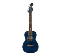 Fender Dhani Harrison Uke WN Sapphire Blue Transparent Ukulele tenore
