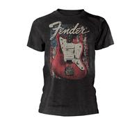 Fender Distressed Guitar (Jazzmaster) autorizzato Uomo maglietta