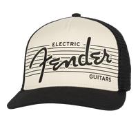 Fender Electric Hat Black/Cream One Size