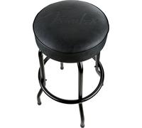 Fender Embossed Black Logo Barstool Black 30" Sgabello con logo nero rilievo